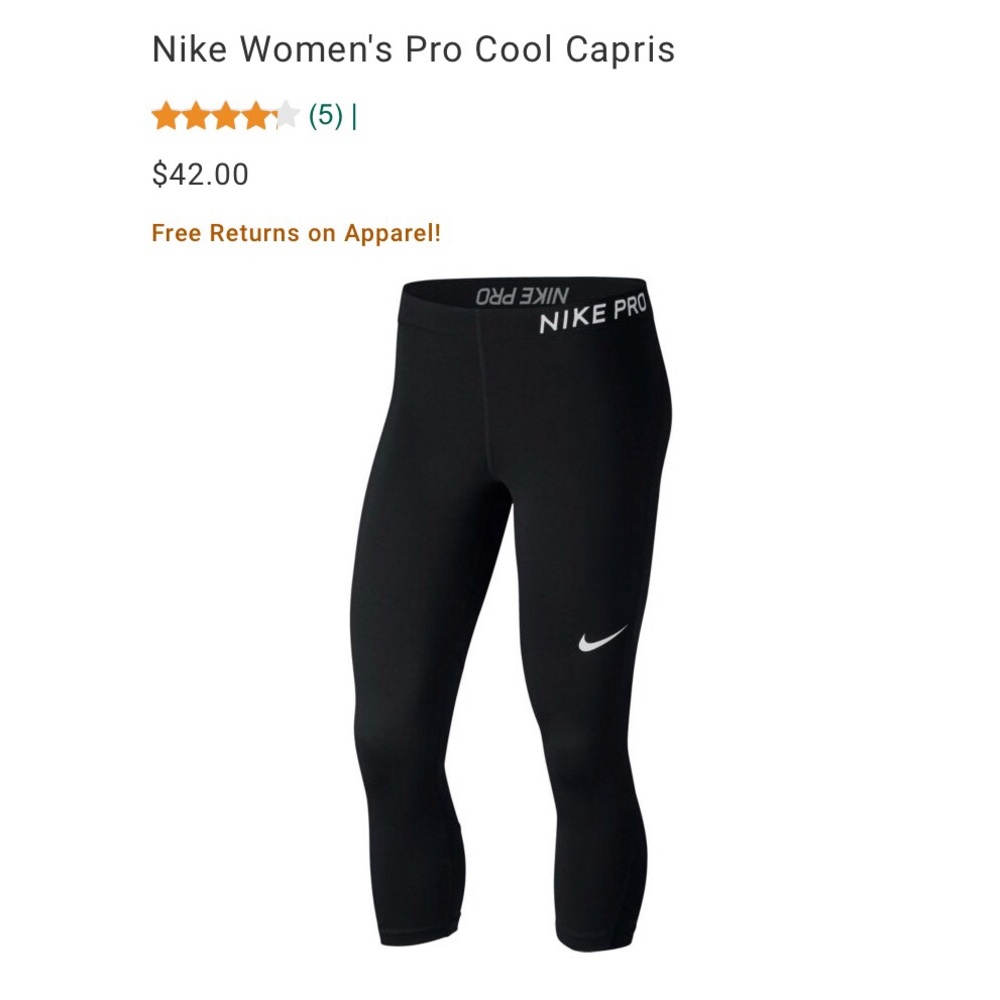 Nike Pro Capri Leggings
